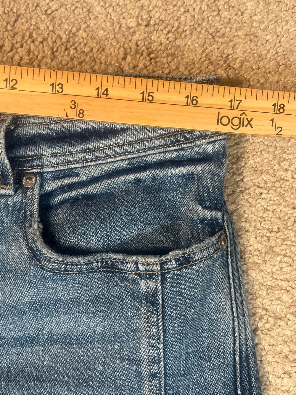 Loft Barrel Leg Jeans Womens 10/30 Medium Wash Casual Horseshoe  Hi Rise 2025 - Picture 7 of 11